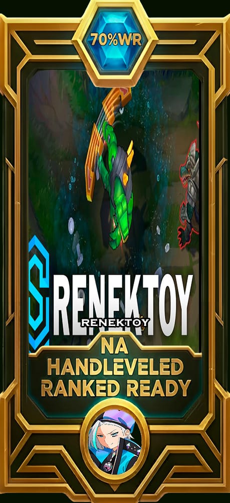 Renektoy LoL smurf account NA 70% win rate — MasterCloneSmurfs