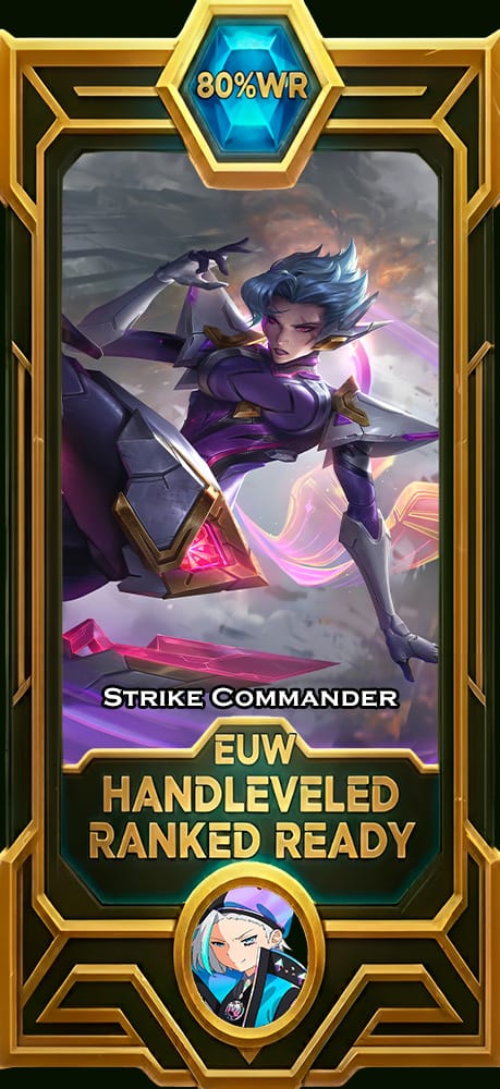 strike commander camille LoL smurf account EUW 80% win rate — MasterCloneSmurfs
