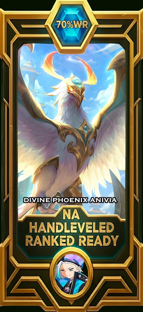Divine Phoenix Anivia Smurf Account LoL smurf account NA 70% win rate — MasterCloneSmurfs