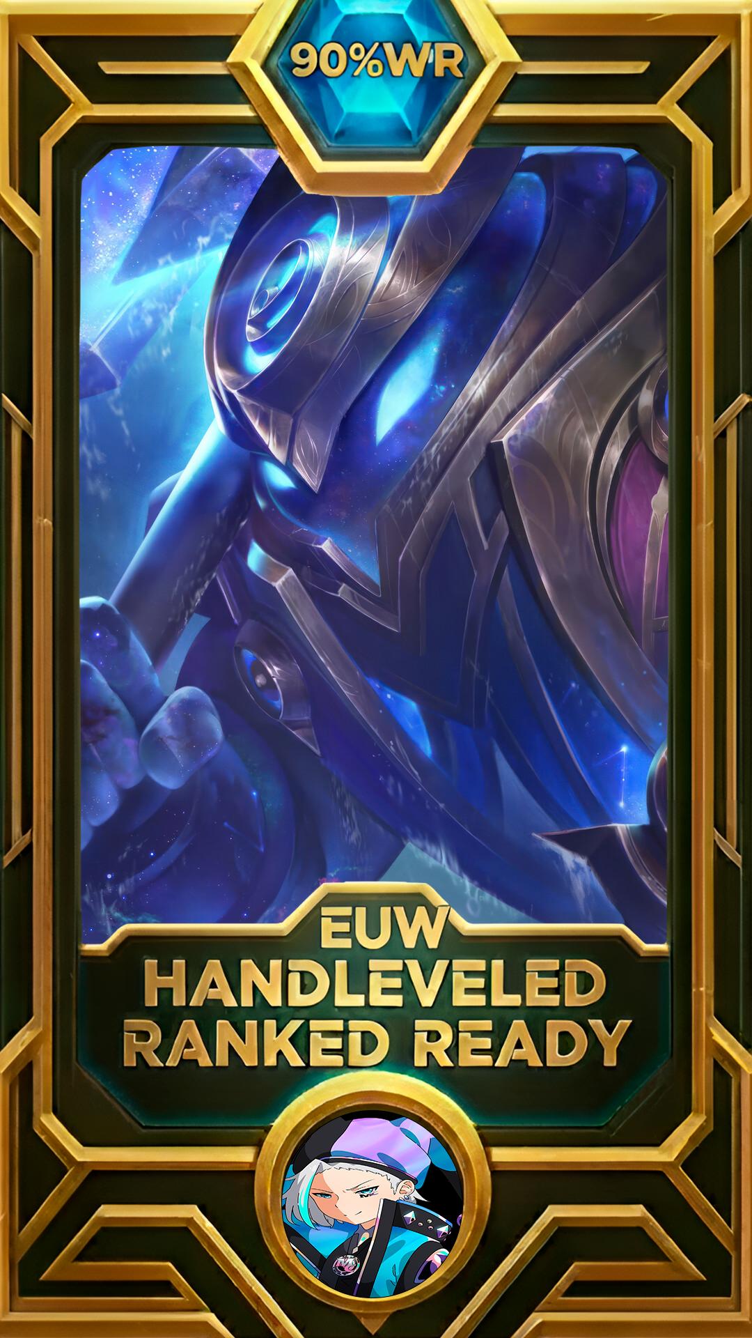 Cosmic Nautilus LoL smurf account EUW 90% win rate — MasterCloneSmurfs