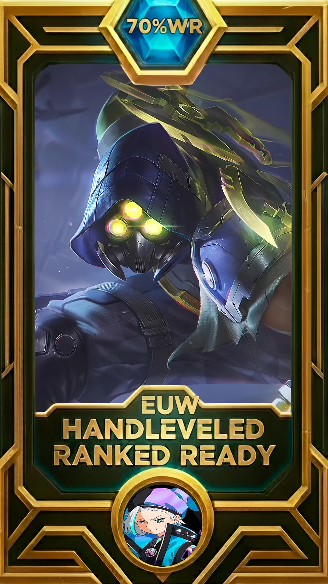 Psyops Zed LoL smurf account EUW 70% win rate — MasterCloneSmurfs