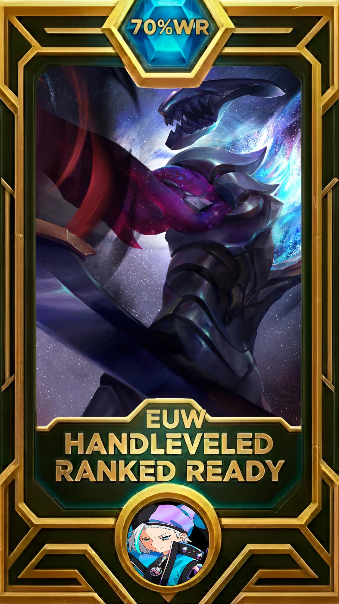 Varus Dark Star LoL smurf account EUW 70% win rate — MasterCloneSmurfs