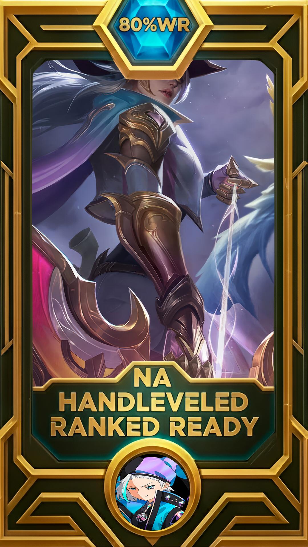 Ashe High Noon LoL smurf account NA 80% win rate — MasterCloneSmurfs