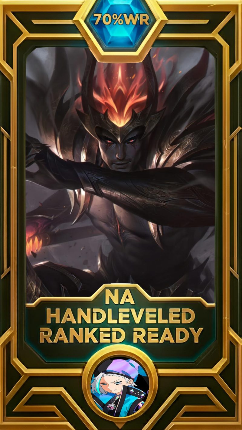 Jarvan IV Herald of Chaos LoL smurf account EUW 70% win rate — MasterCloneSmurfs